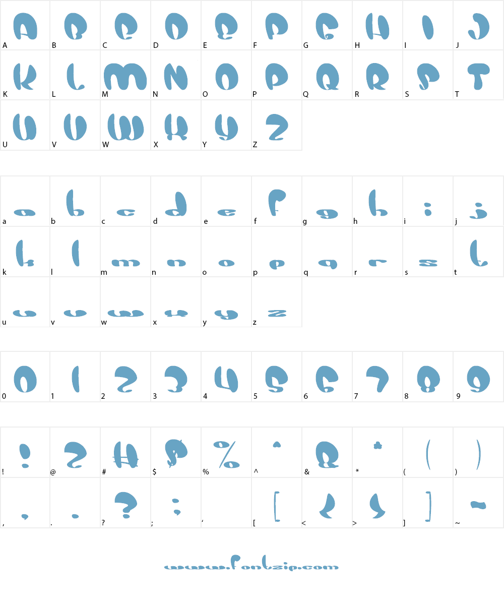 air show Font Character